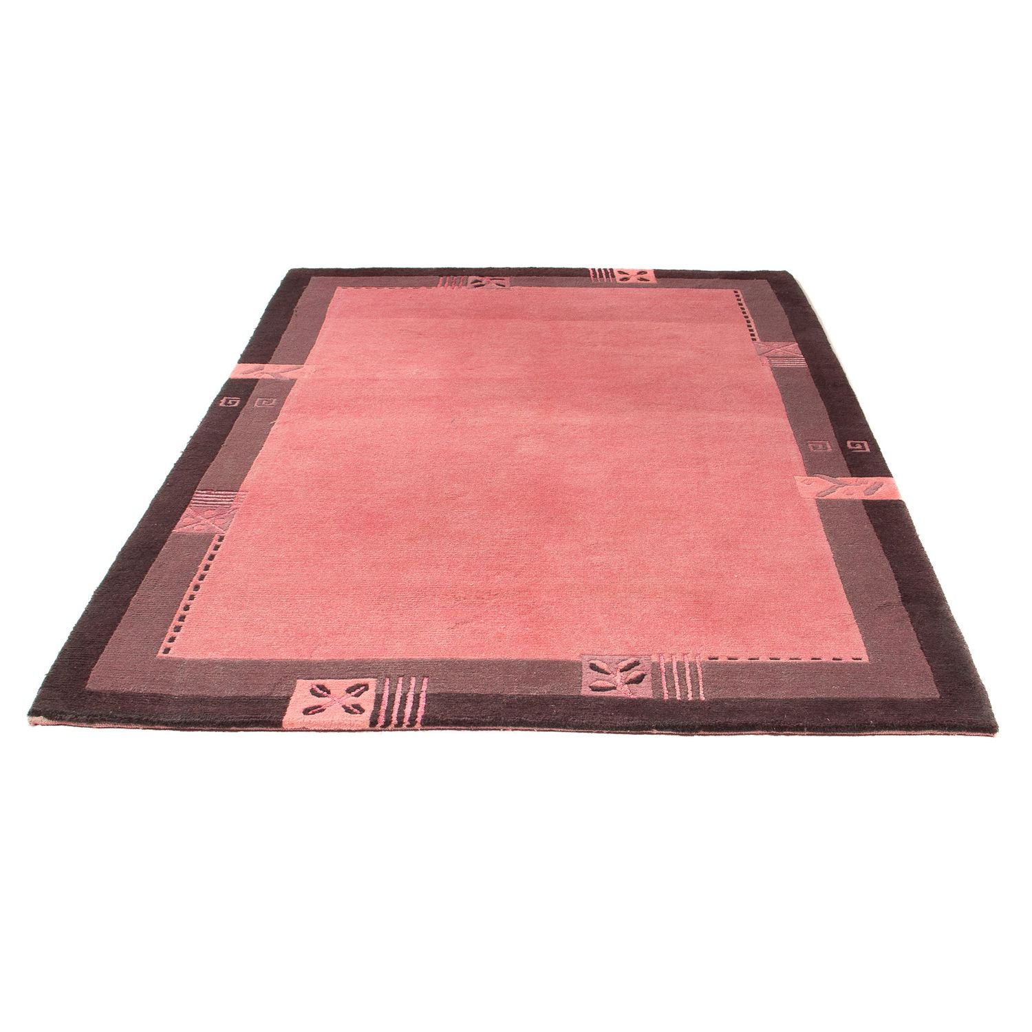 Nepal Tæppe - 225 x 160 cm - pink