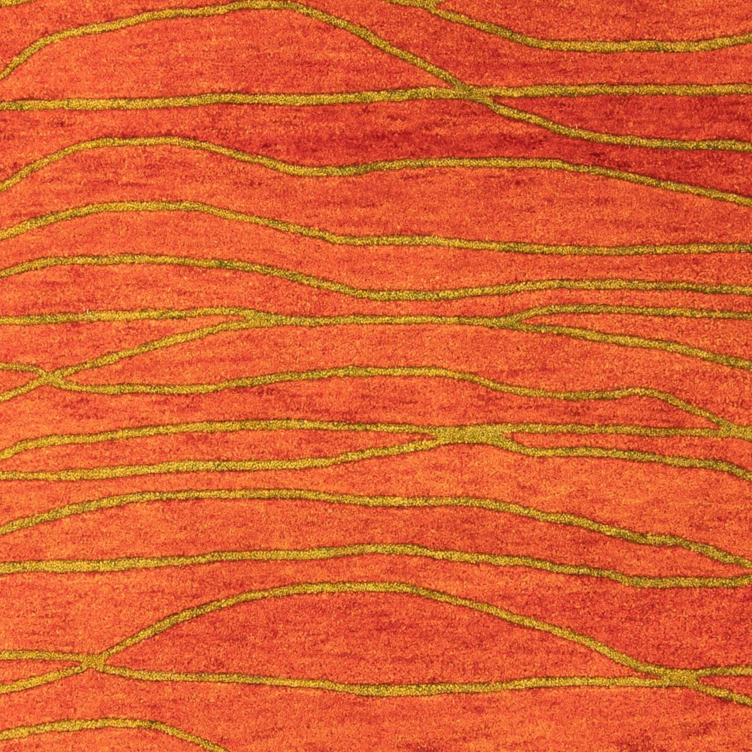 Uldtæppe - 195 x 136 cm - rust