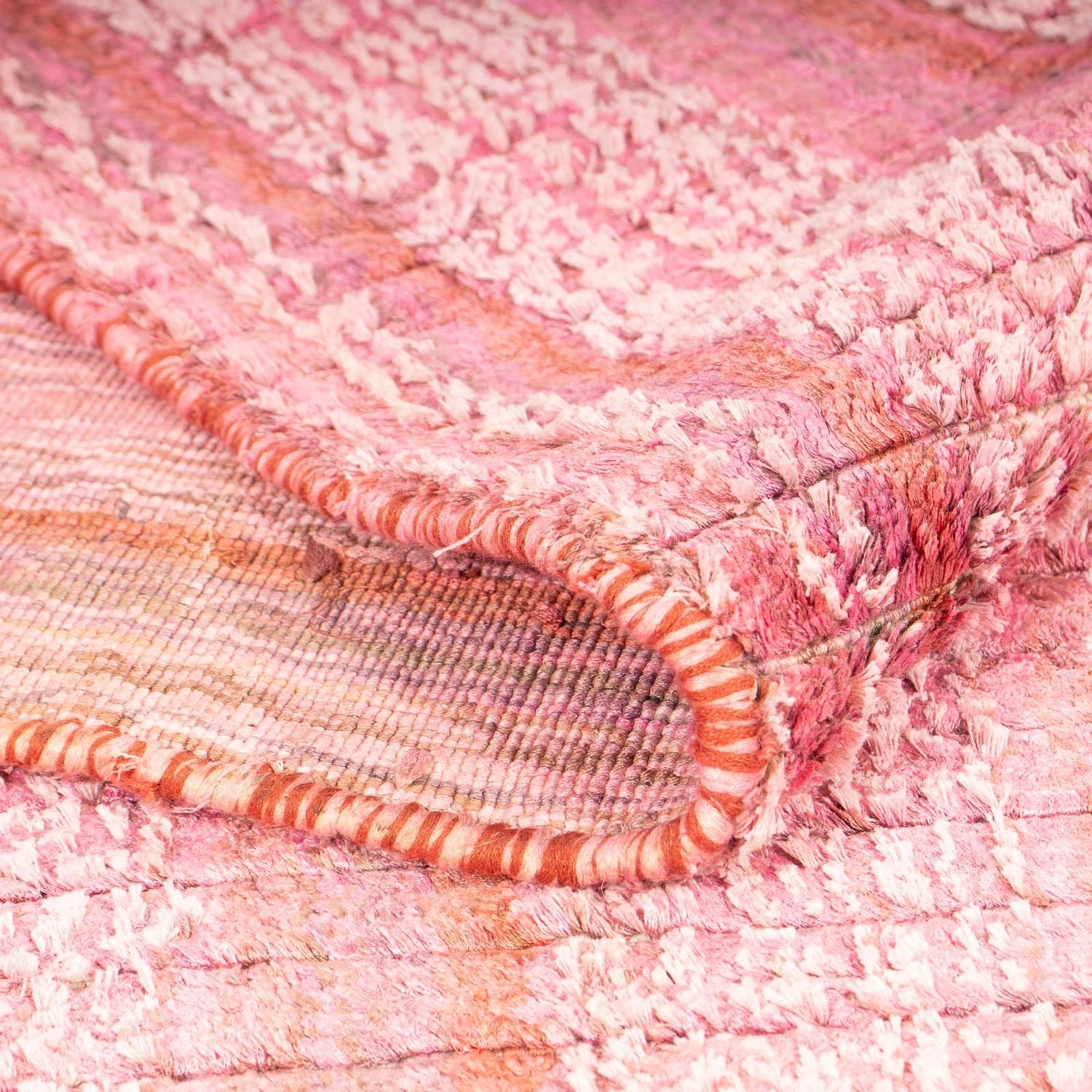Viskose tæppe - 240 x 150 cm - pink