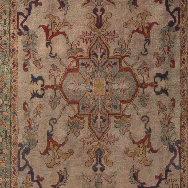 Persisk tæppe - Keshan - 220 x 160 cm - lys mocca