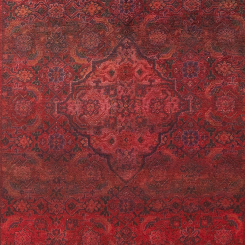 Løber Persisk tæppe - Nomadisk - 323 x 115 cm - mørkerød