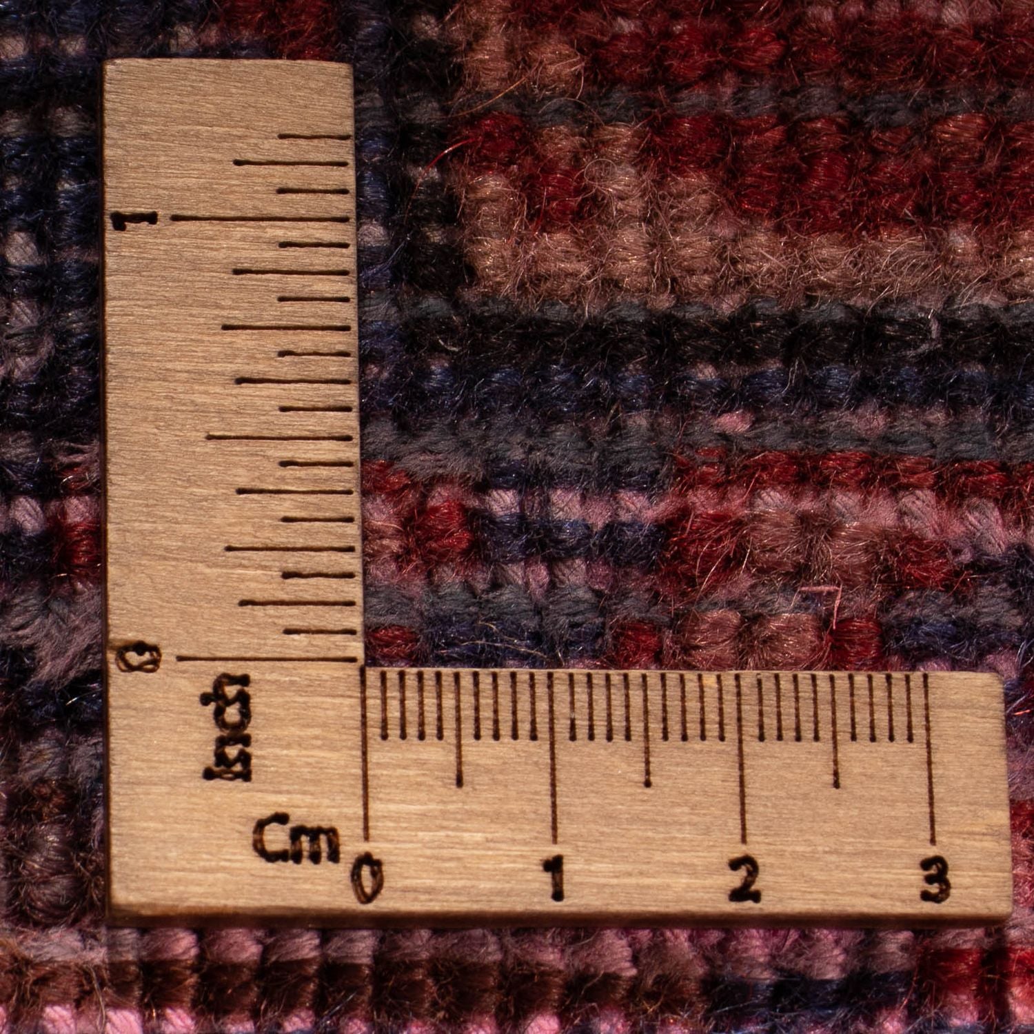 Løber Persisk tæppe - Nomadisk - 323 x 115 cm - mørkerød