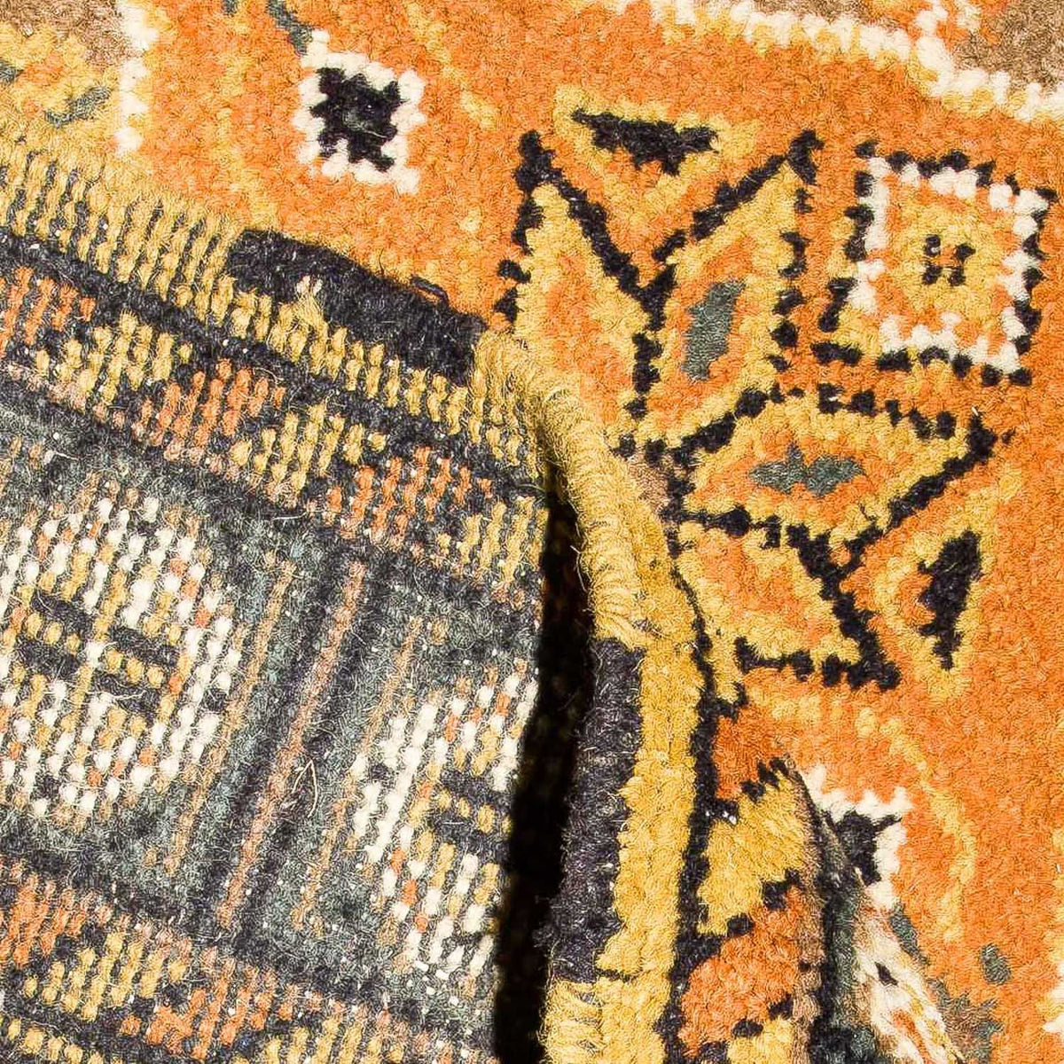 Orientalsk tæppe - 154 x 95 cm - guld