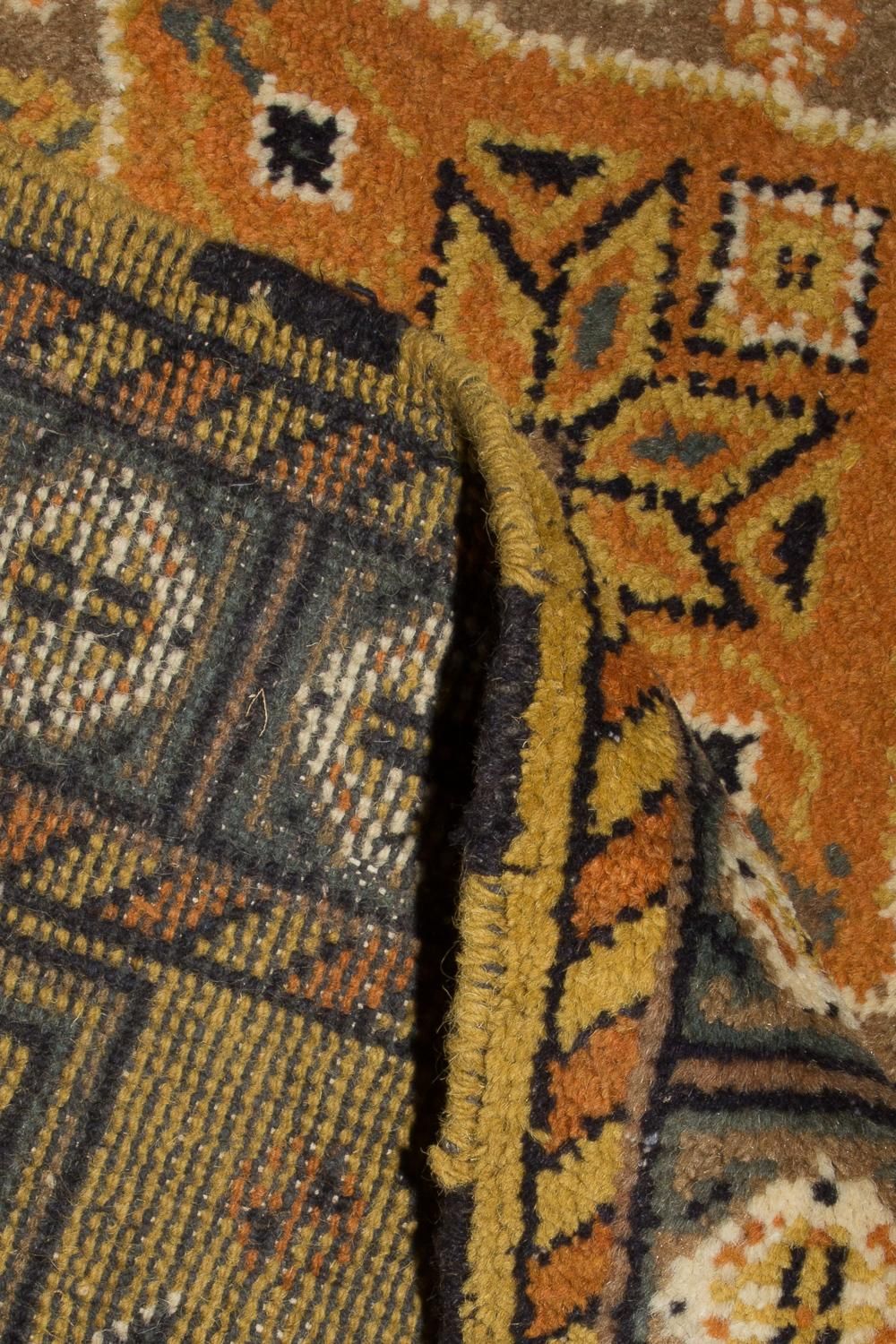 Orientalsk tæppe - 154 x 95 cm - guld