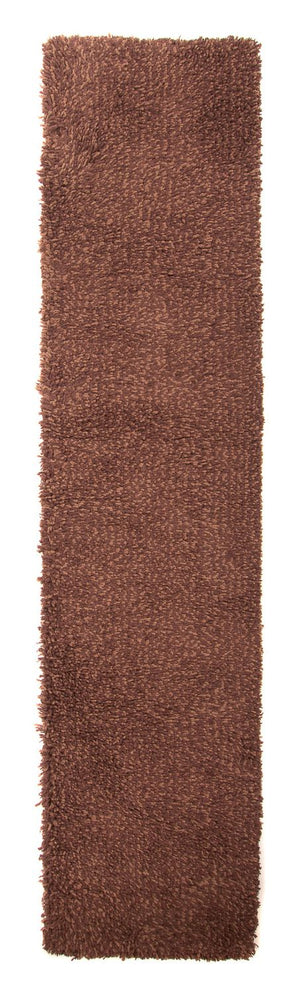 Løber Tæppe med høj pæl - 295 x 66 cm - brun