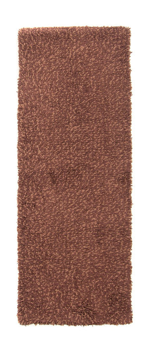 Løber Tæppe med høj pæl - 204 x 70 cm - brun