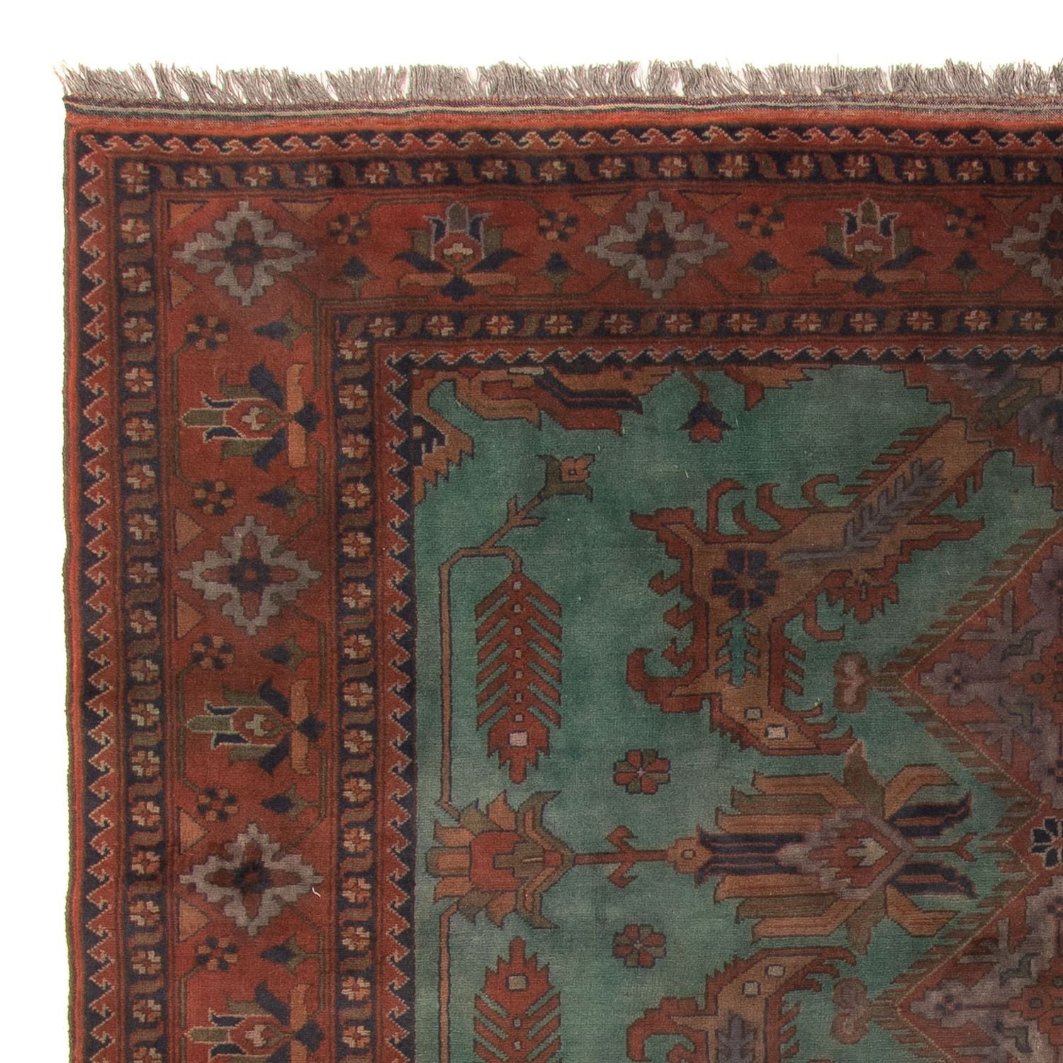 Afghansk tæppe - Hatshlu - 307 x 220 cm - brun