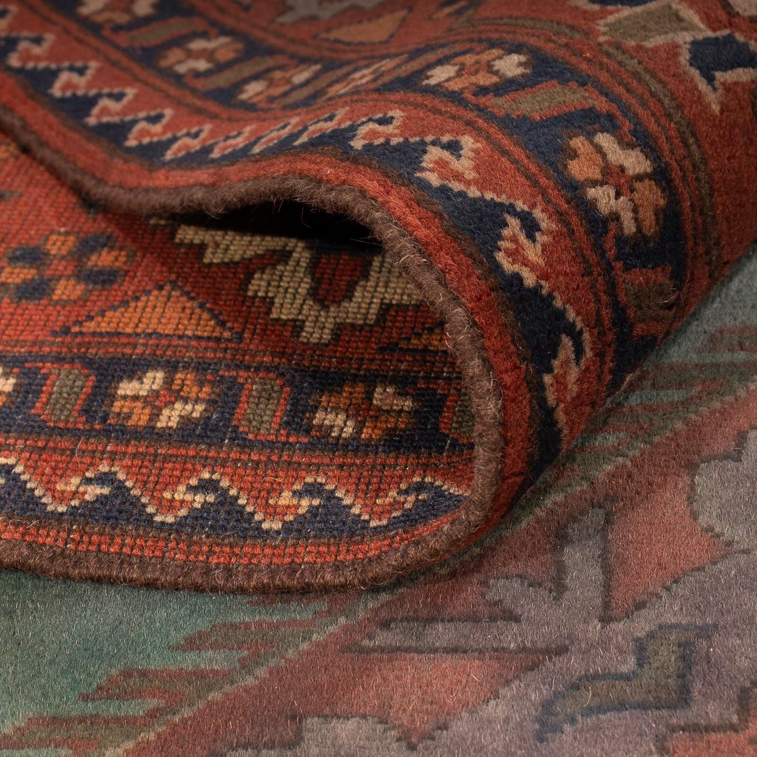 Afghansk tæppe - Hatshlu - 307 x 220 cm - brun