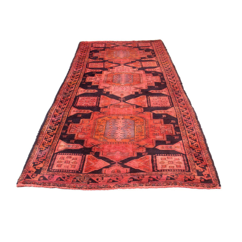 Løber Persisk tæppe - Nomadisk - 345 x 125 cm - lysrød