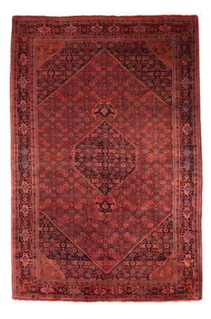 Persisk tæppe - Bijar - Royal - 327 x 220 cm - mørkerød