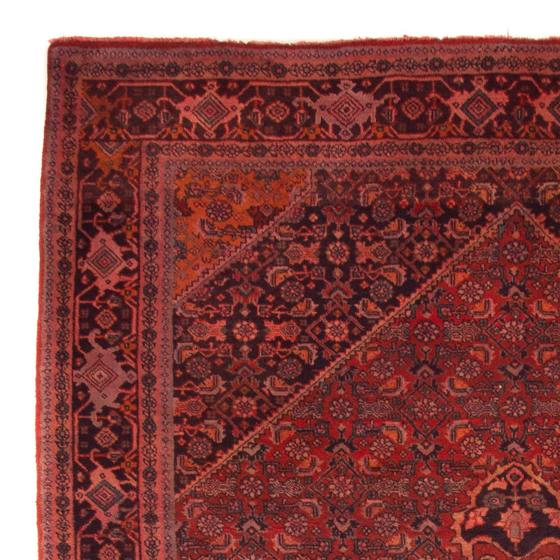 Persisk tæppe - Bijar - Royal - 327 x 220 cm - mørkerød