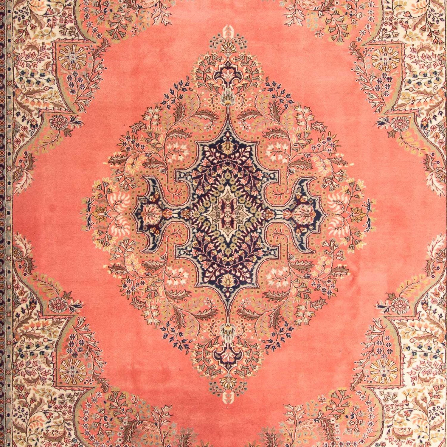 Orientalsk tæppe - Keshan - Indus - 383 x 283 cm - beige