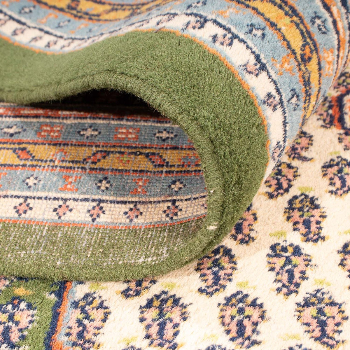 Orientalsk tæppe - Mir - Indus - 348 x 240 cm - grøn