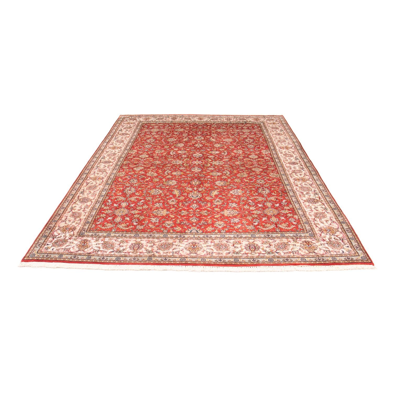 Silketæppe - Kashmir Silk - 277 x 186 cm - rød