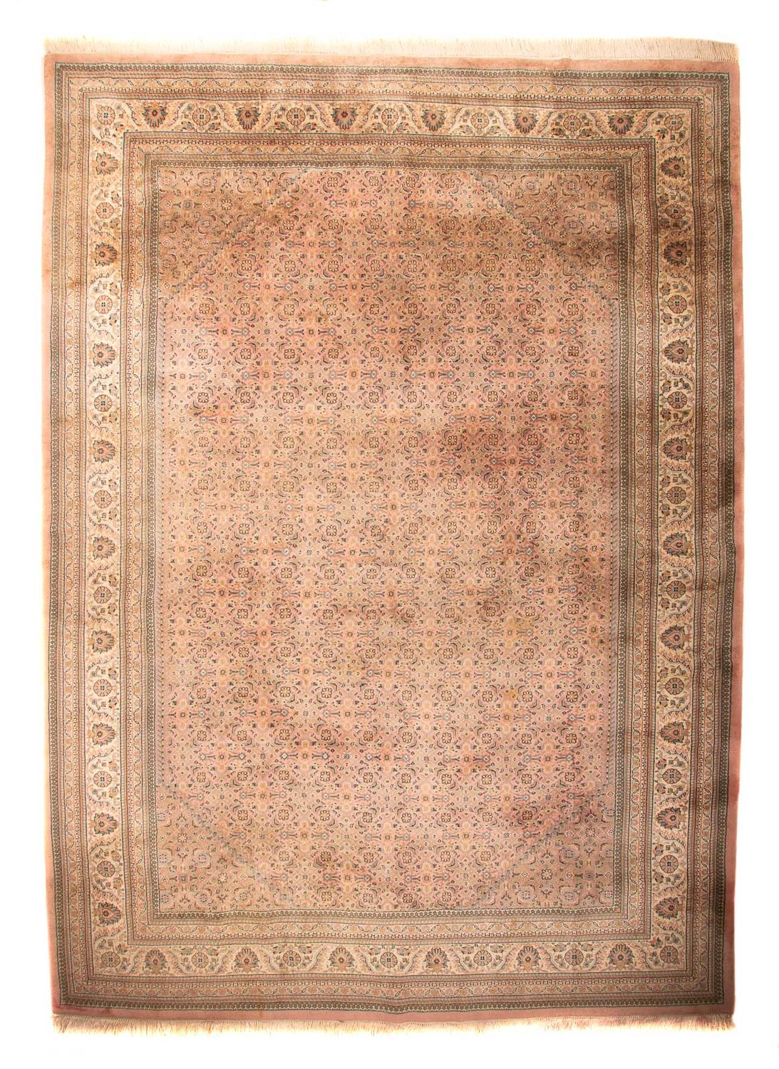 Orientalsk tæppe - Indus - 412 x 298 cm - lys brun