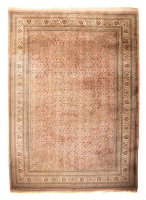 Orientalsk tæppe - Indus - 412 x 298 cm - lys brun