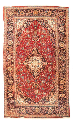 Persisk tæppe - Keshan - 322 x 183 cm - rød