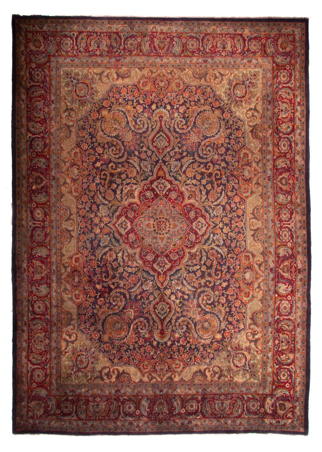 Persisk tæppe - Classic - 383 x 295 cm - mørkerød
