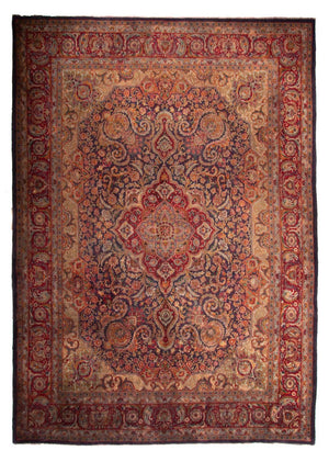 Persisk tæppe - Classic - 383 x 295 cm - mørkerød