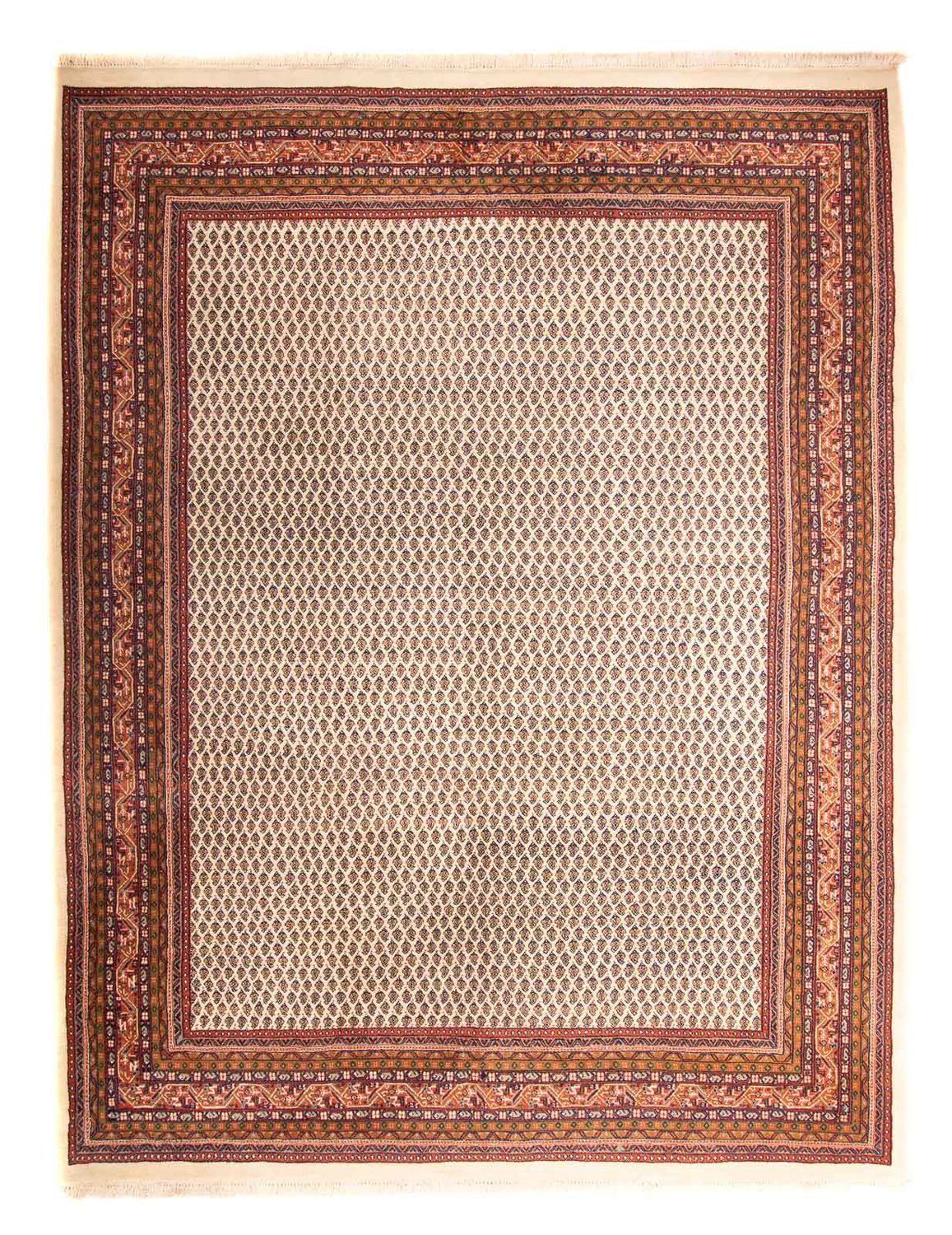 Orientalsk tæppe - Mir - Indus - 344 x 244 cm - beige