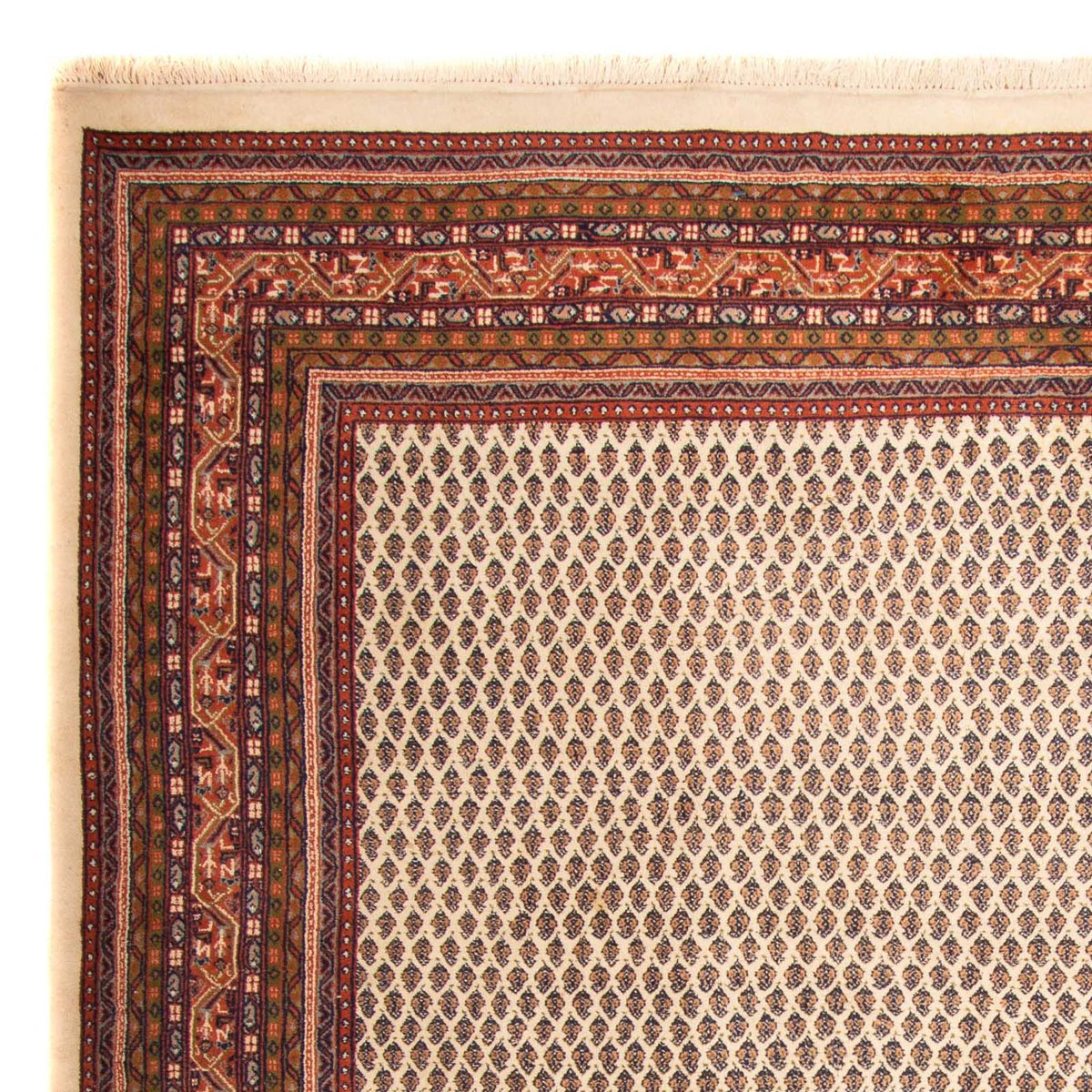 Orientalsk tæppe - Mir - Indus - 344 x 244 cm - beige