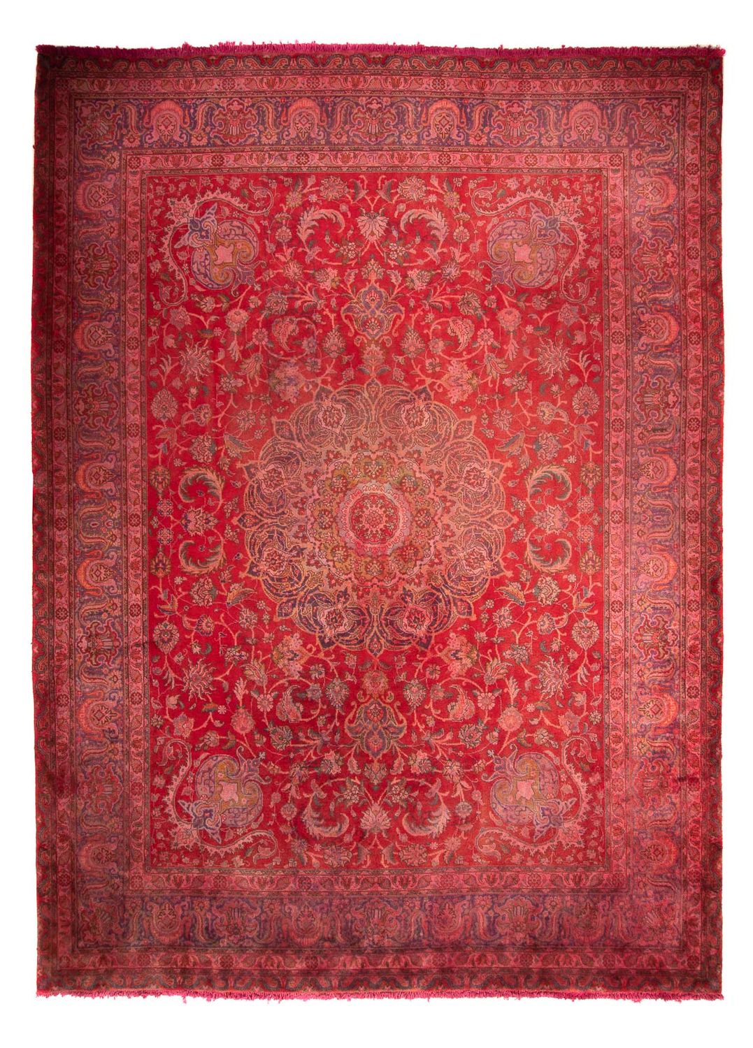Persisk tæppe - Classic - 399 x 295 cm - mørkerød