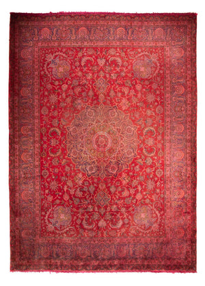 Persisk tæppe - Classic - 399 x 295 cm - mørkerød