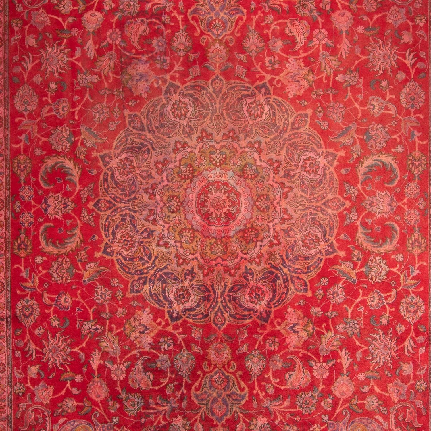 Persisk tæppe - Classic - 399 x 295 cm - mørkerød