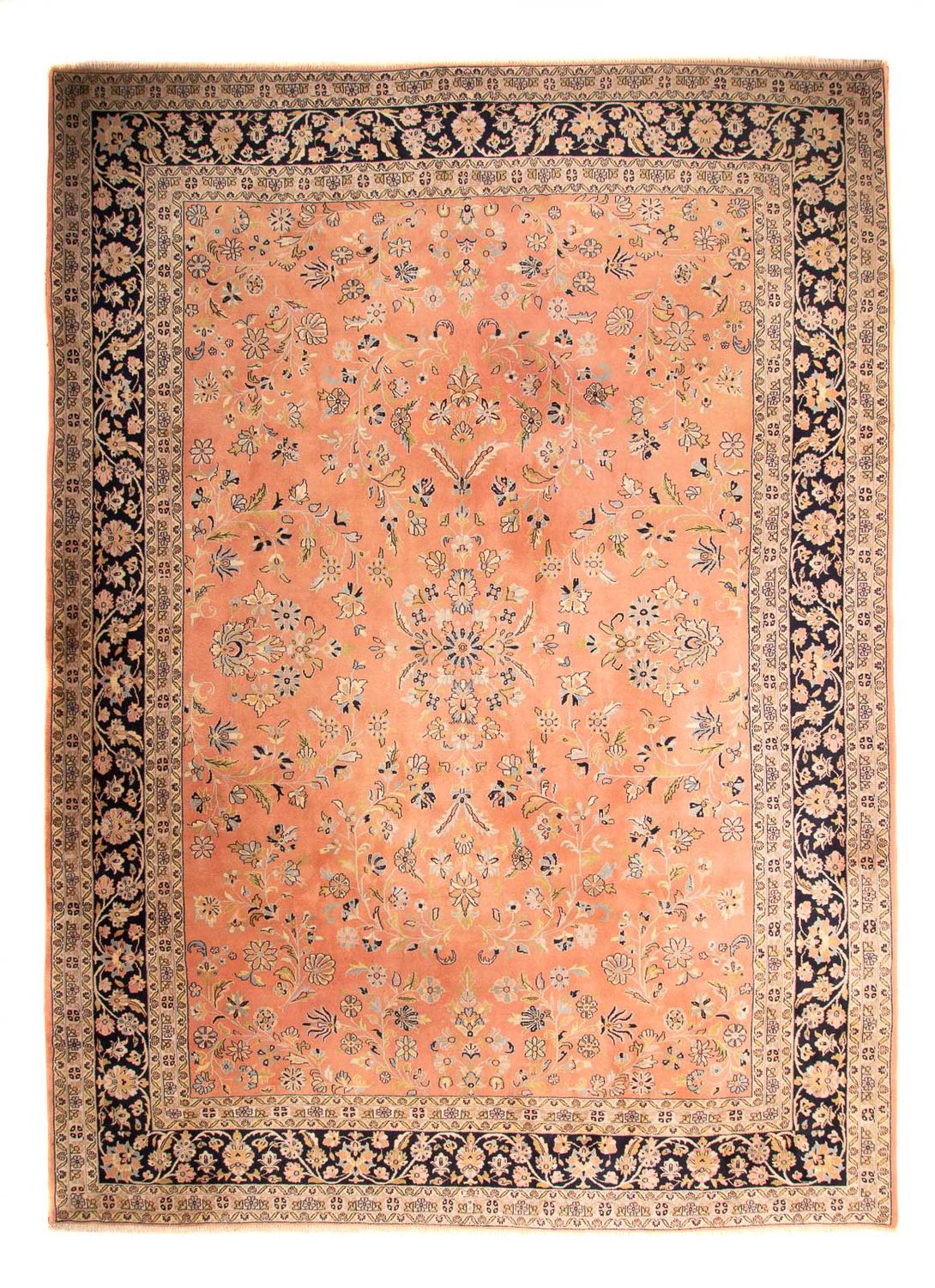 Persisk tæppe - Nain - Royal - 385 x 295 cm - lysrød