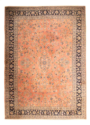 Persisk tæppe - Nain - Royal - 385 x 295 cm - lysrød