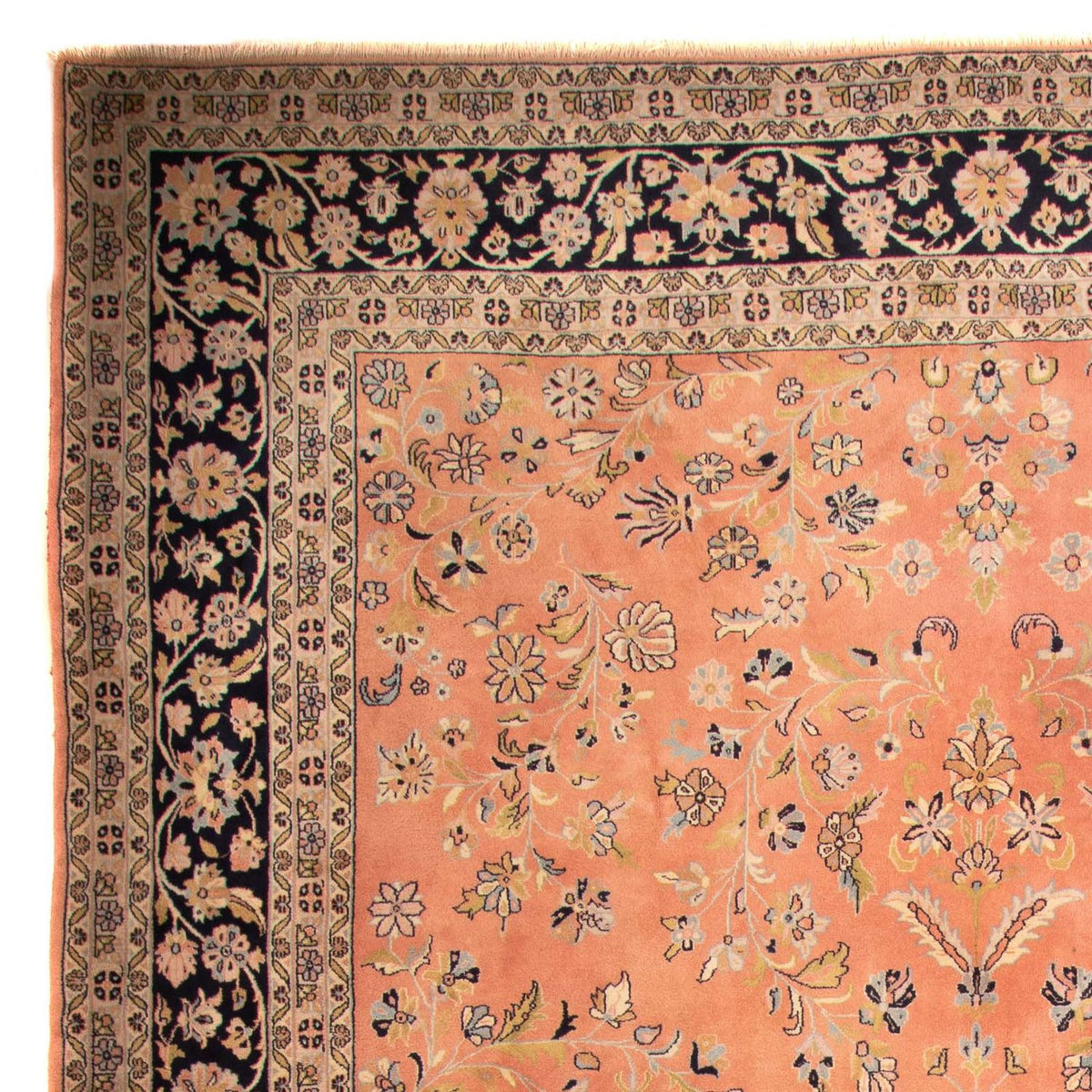 Persisk tæppe - Nain - Royal - 385 x 295 cm - lysrød