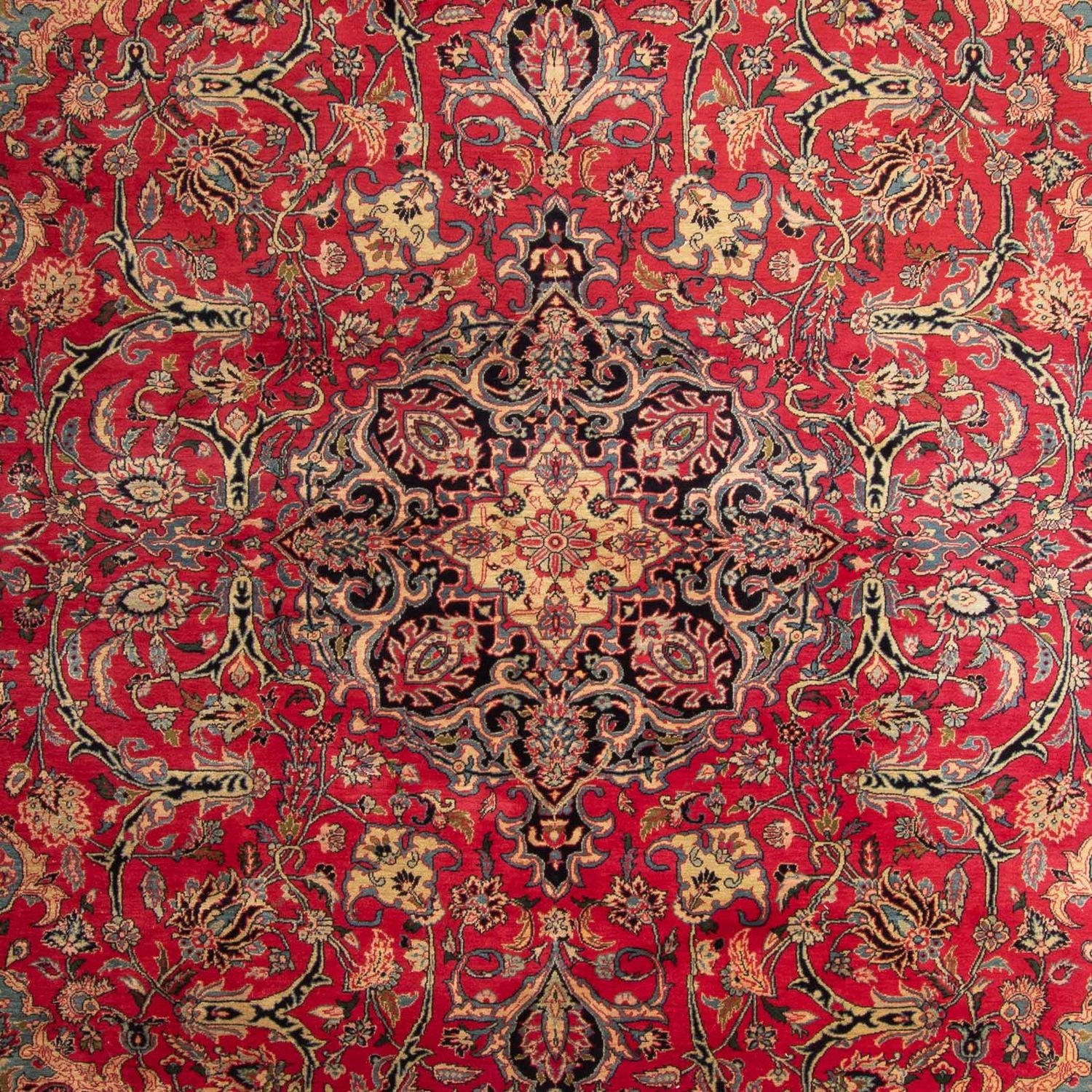 Persisk tæppe - Classic - 366 x 267 cm - mørkerød