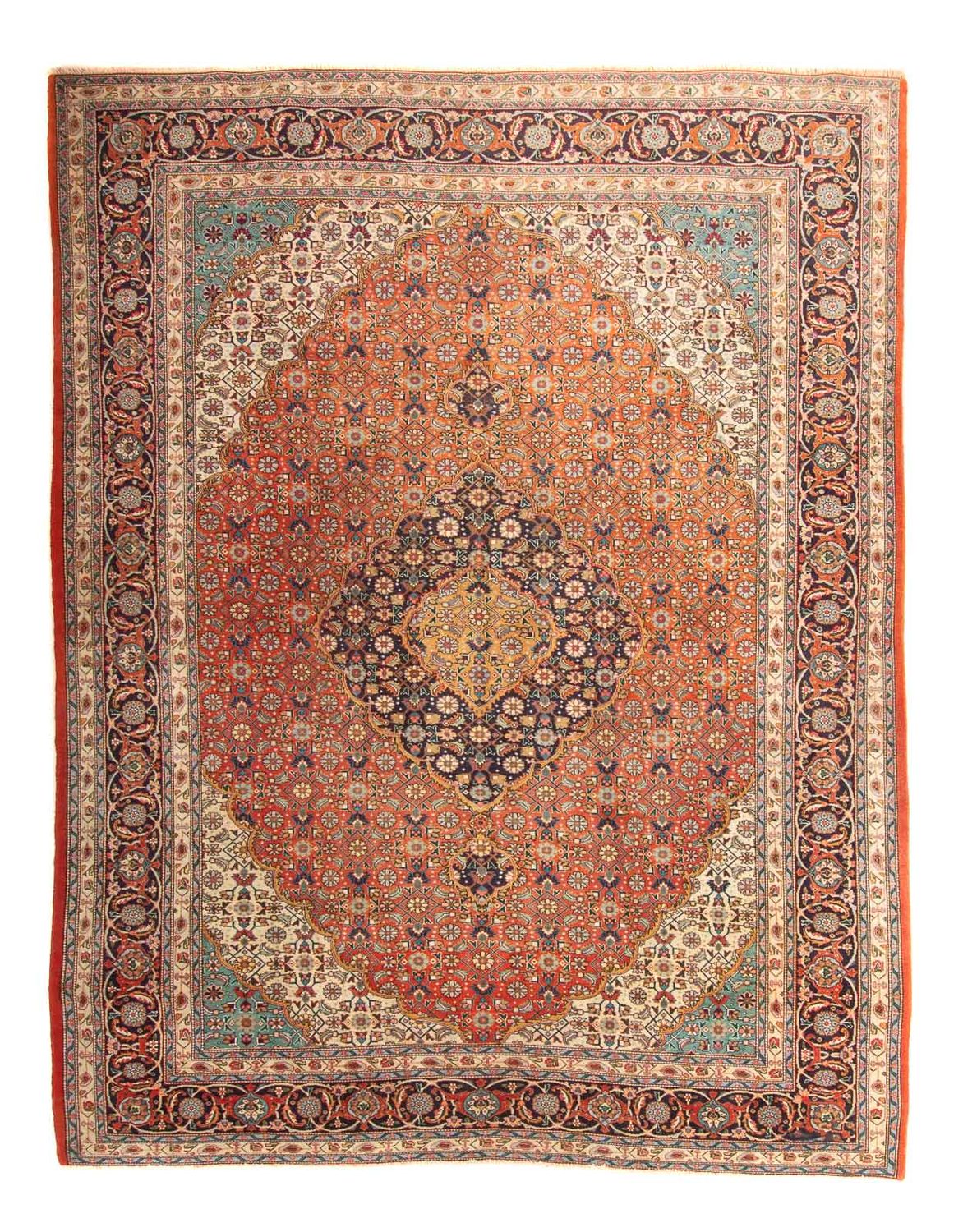 Persisk tæppe - Nomadisk - 288 x 206 cm - lysrød