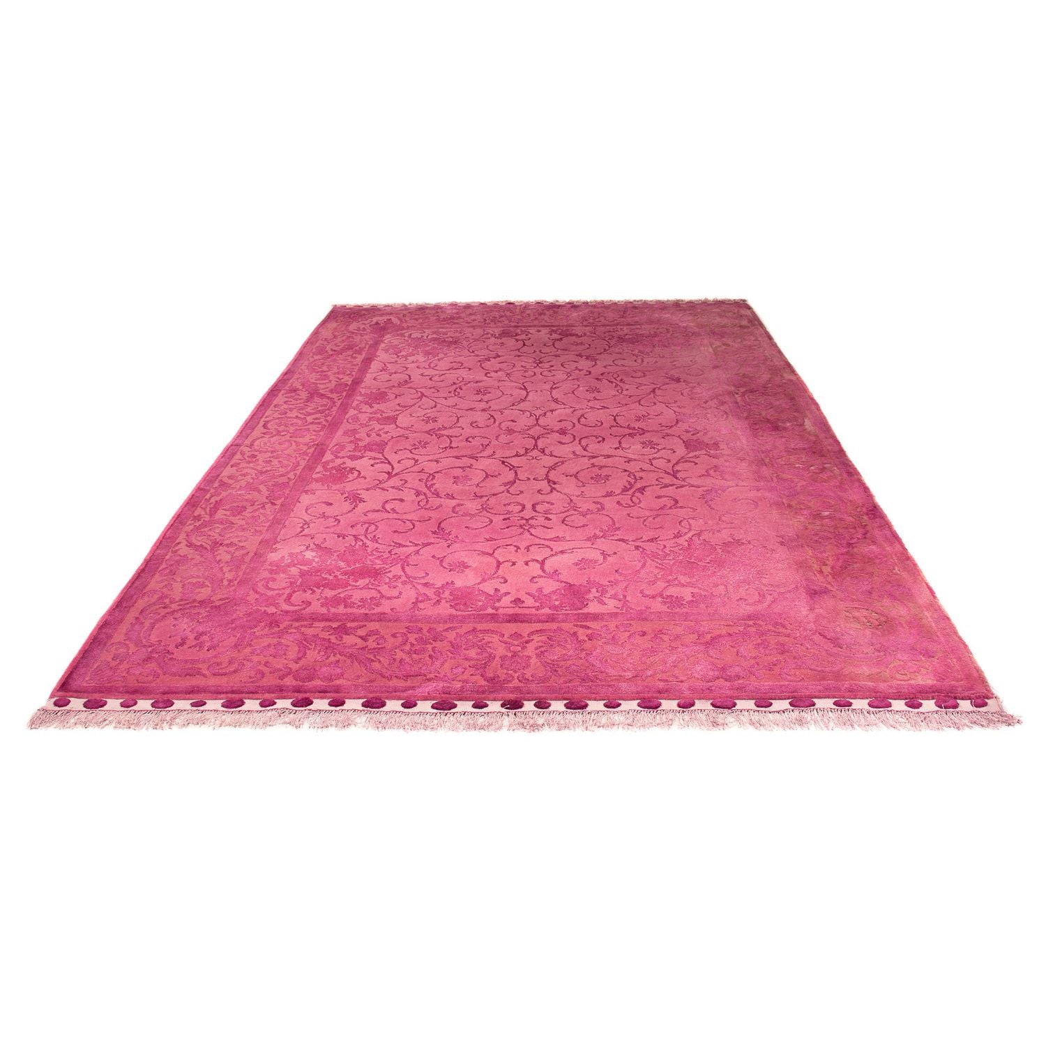 Viskose tæppe - 323 x 200 cm - pink