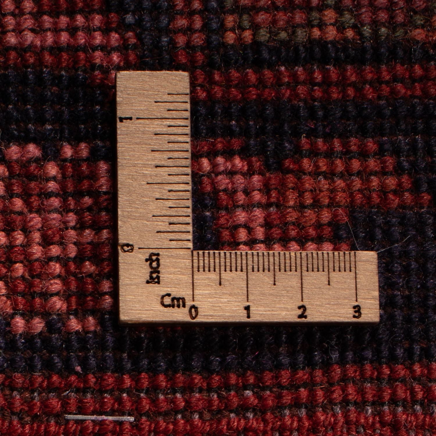 Afghansk tæppe - Hatshlu - 313 x 210 cm - mørkerød