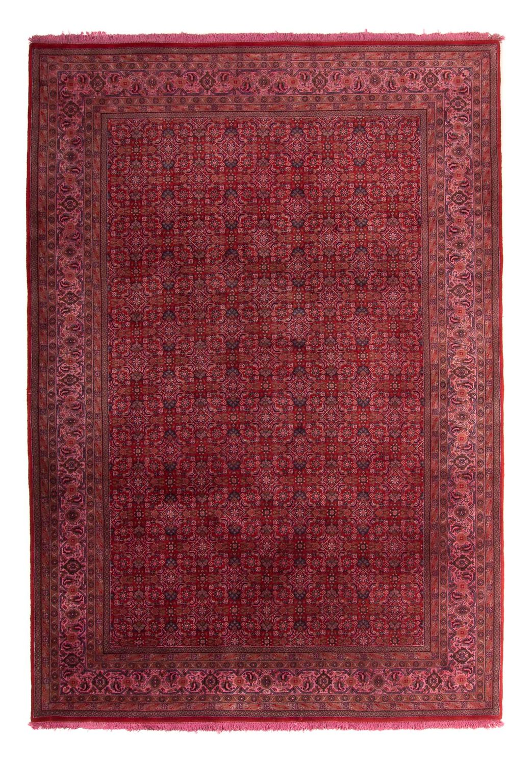 Orientalsk tæppe - Bijar - Indus - 300 x 200 cm - rød