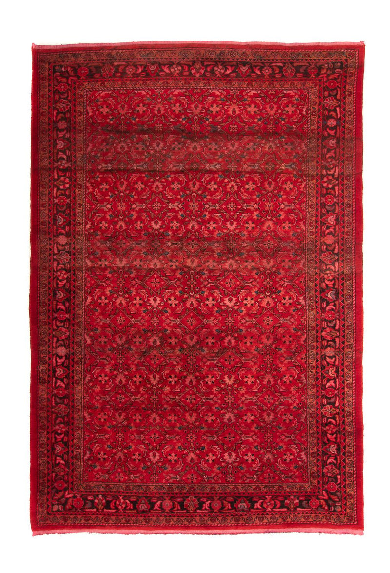 Persisk tæppe - Nomadisk - 342 x 212 cm - mørkerød