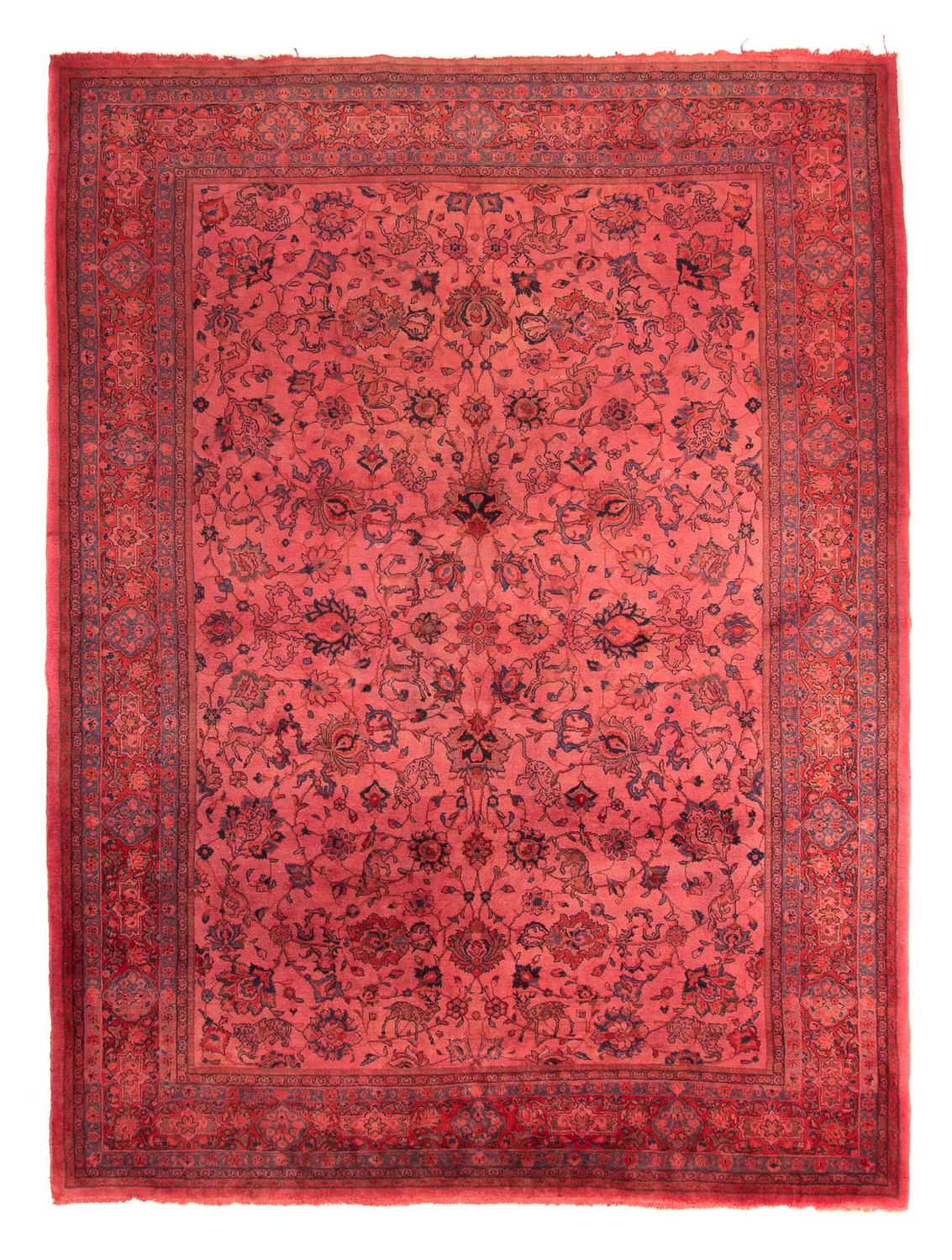 Persisk tæppe - Classic - 349 x 244 cm - lysrød