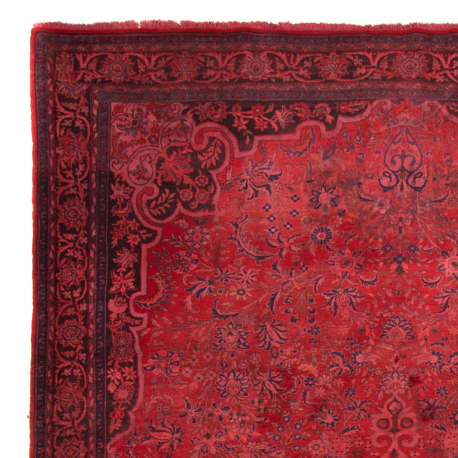 Persisk tæppe - Classic - 335 x 212 cm - mørkerød