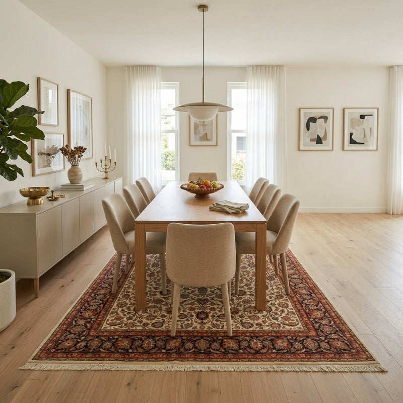 Indo Sarouk Tæppe 380x260cm - Orientalsk tæppe
