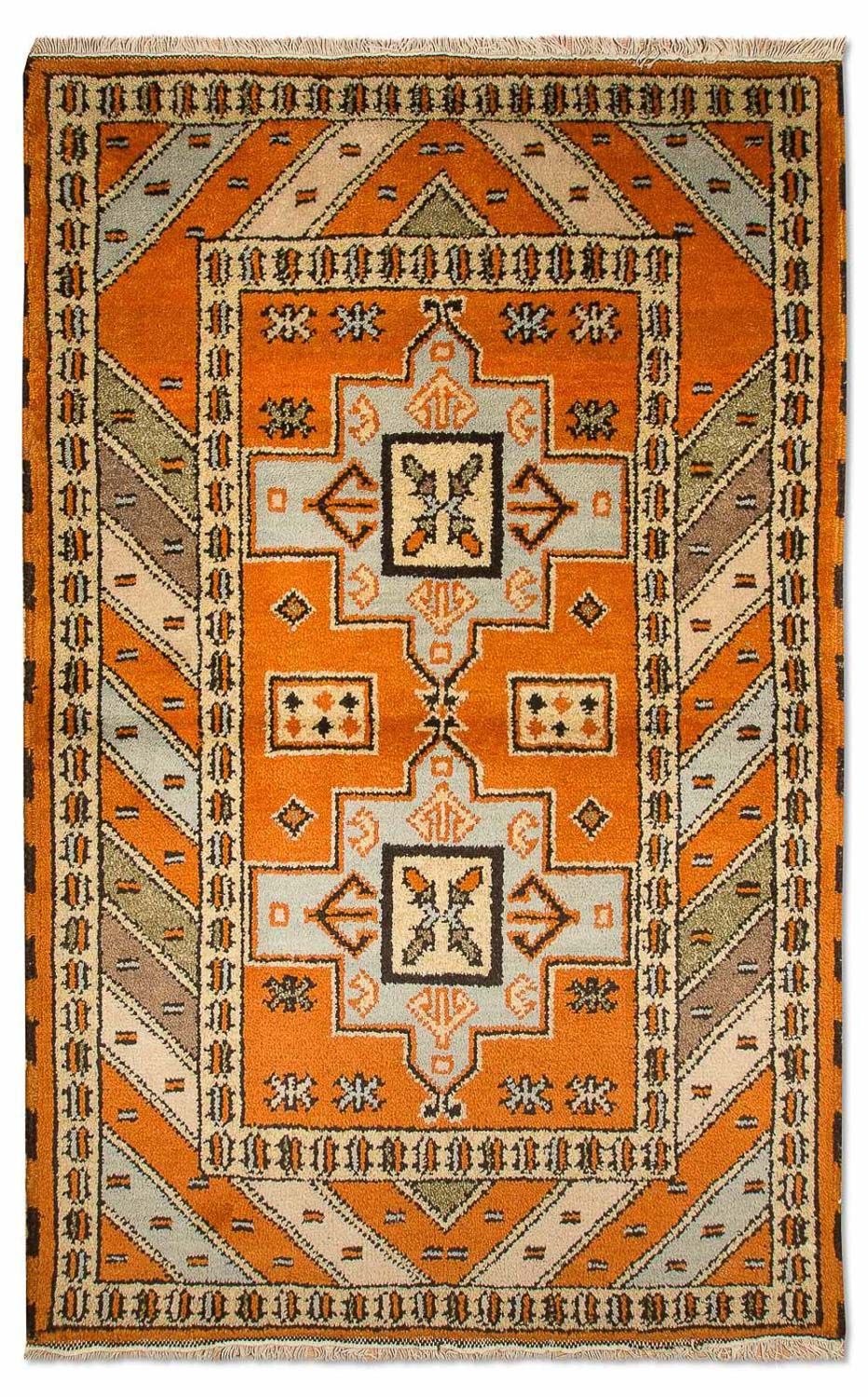 Orientalsk tæppe - 149 x 93 cm - orange