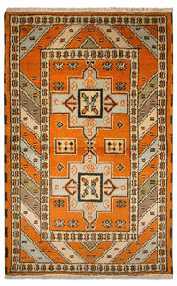 Orientalsk tæppe - 149 x 93 cm - orange