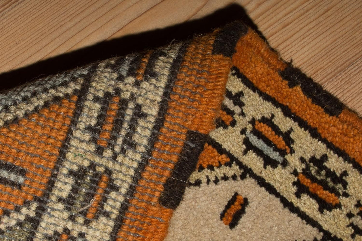 Orientalsk tæppe - 149 x 93 cm - orange