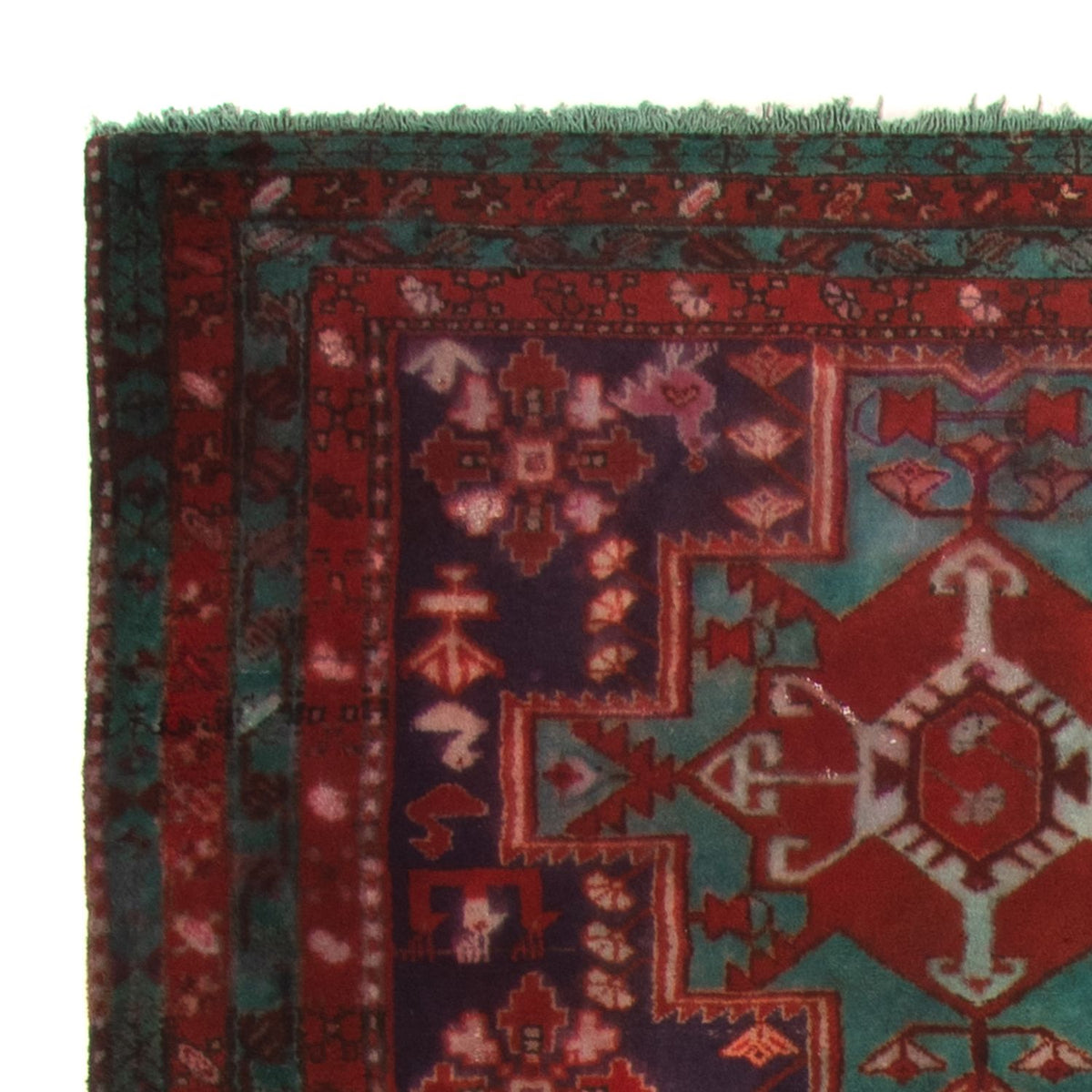 Løber Persisk tæppe - Nomadisk - 392 x 132 cm - flerfarvet