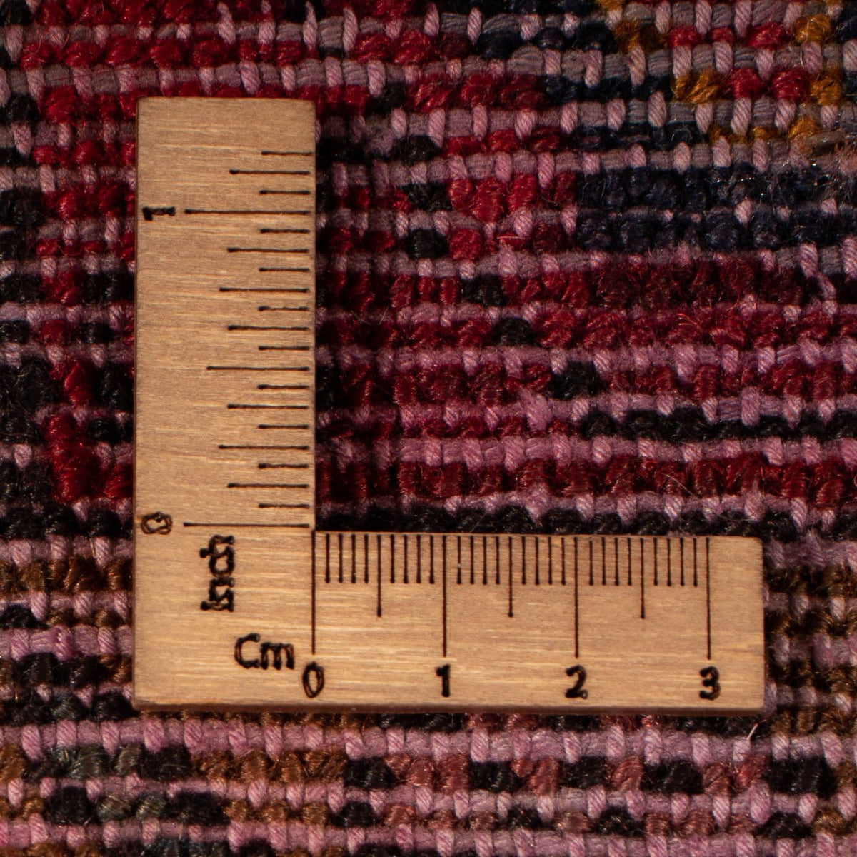 Persisk tæppe - Nomadisk - 330 x 180 cm - mørkerød