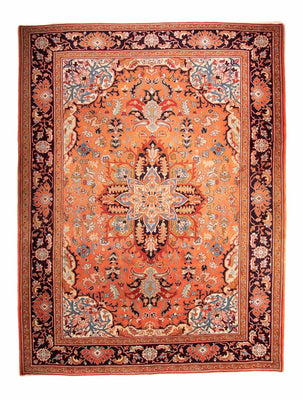 Persisk tæppe - Tabriz - Royal - 400 x 300 cm - rust