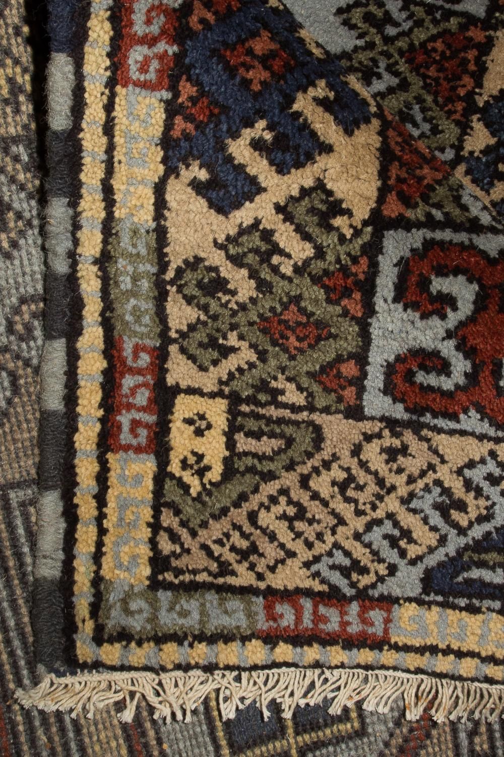 Orientalsk tæppe - 151 x 92 cm - lyseblå