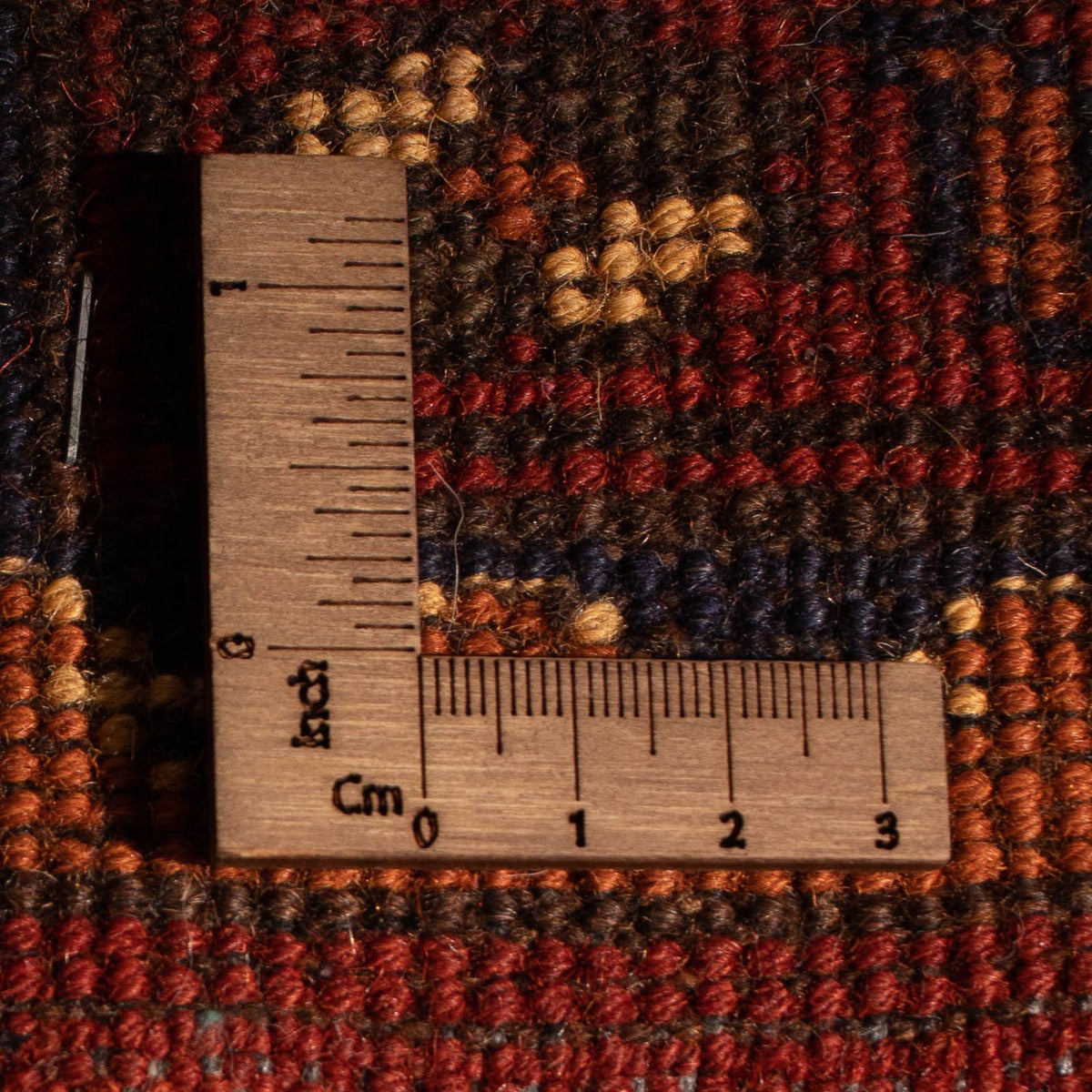 Afghansk tæppe - Hatshlu - 396 x 306 cm - mørkerød