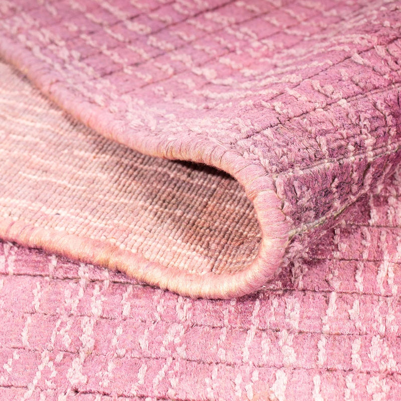 Viskose tæppe - 313 x 226 cm - pink