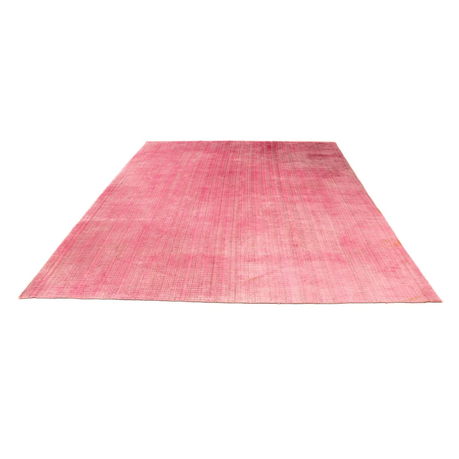 Viskose tæppe - 306 x 230 cm - pink